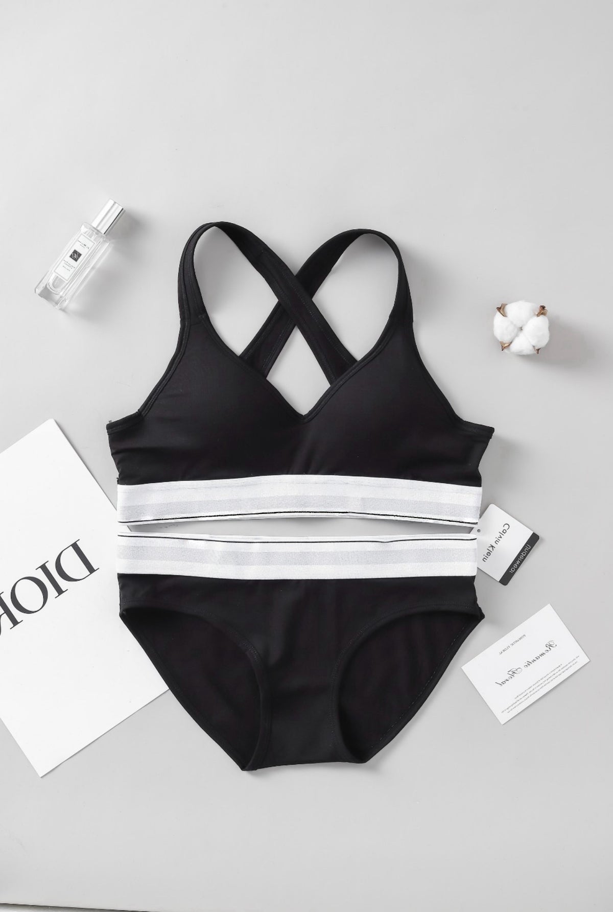 Flex / Modern Cotton Crossback Bralette Set