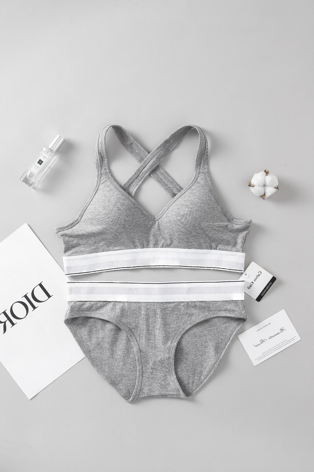 Flex / Modern Cotton Crossback Bralette Set