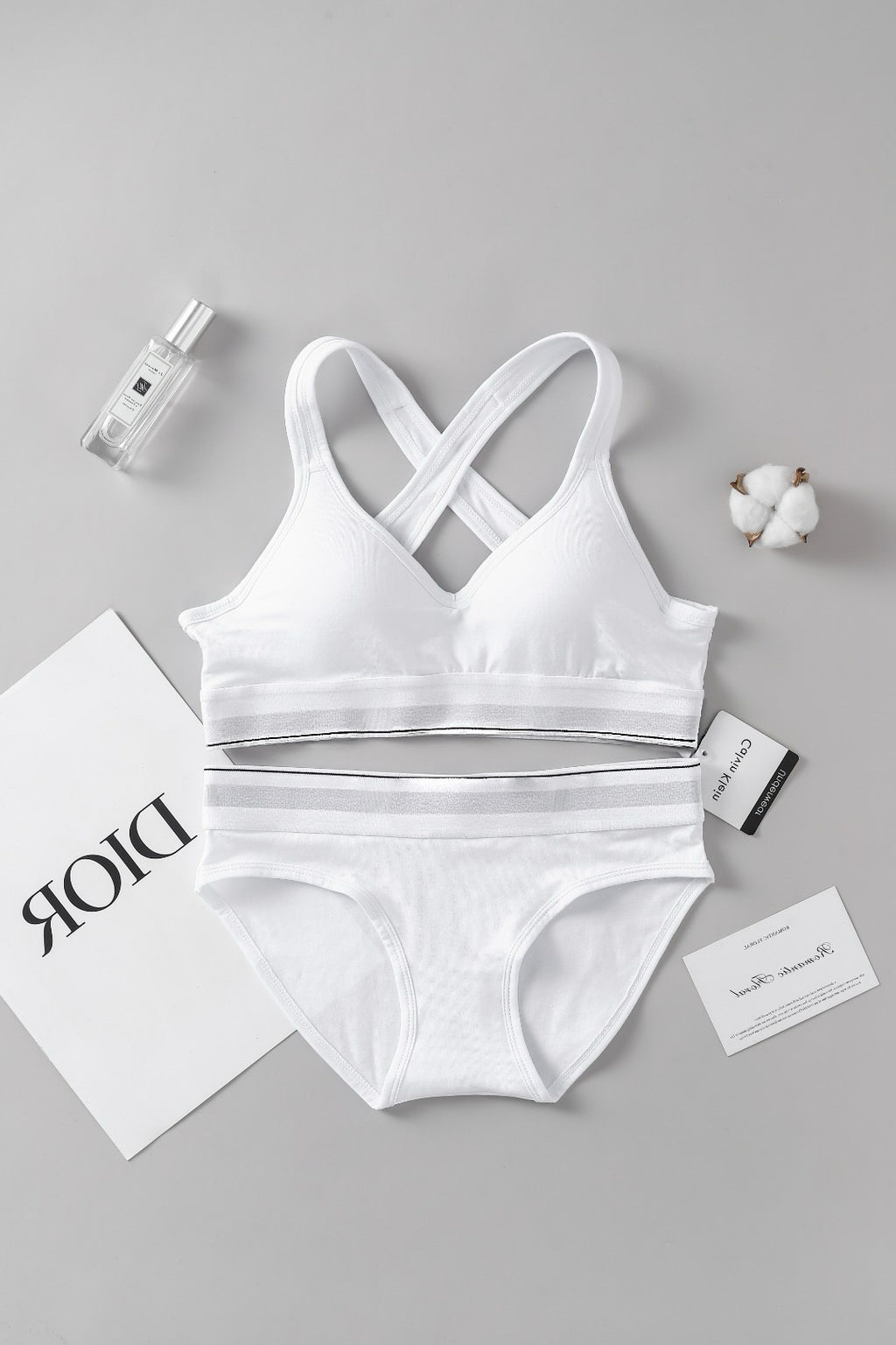 Flex / Modern Cotton Crossback Bralette Set