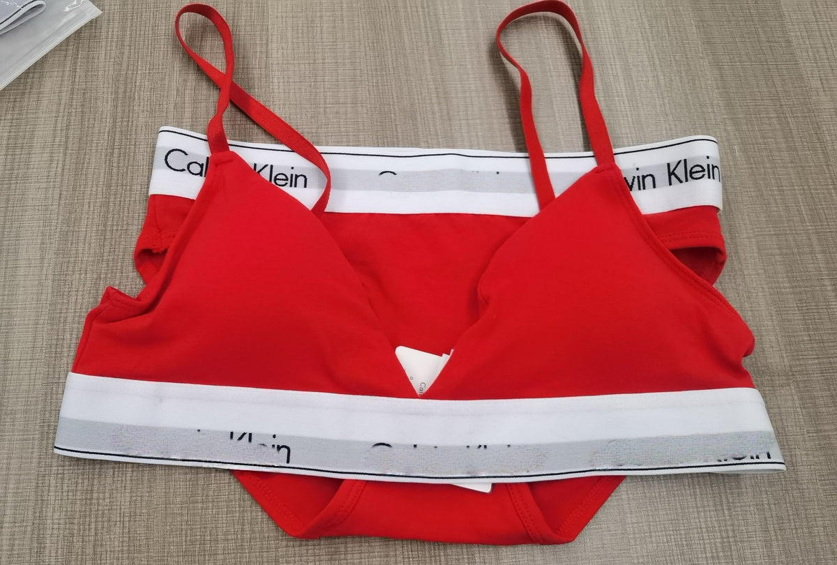 Modern Cotton Edition Bralette & Bikini Set 5 COLORS