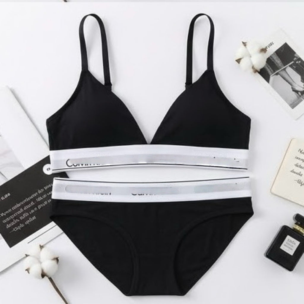 Modern Cotton Edition Bralette & Bikini Set 5 COLORS