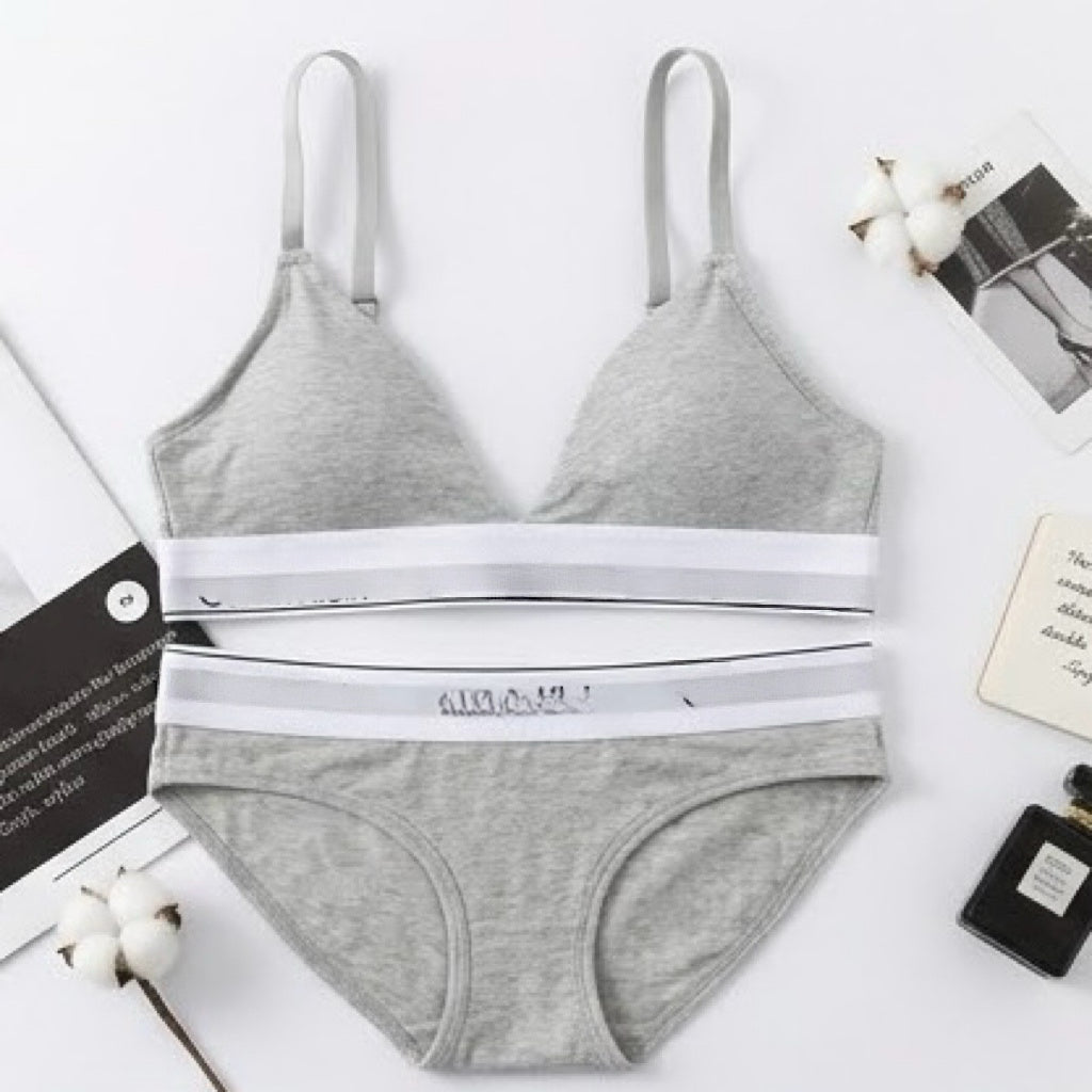 Modern Cotton Edition Bralette & Bikini Set 5 COLORS