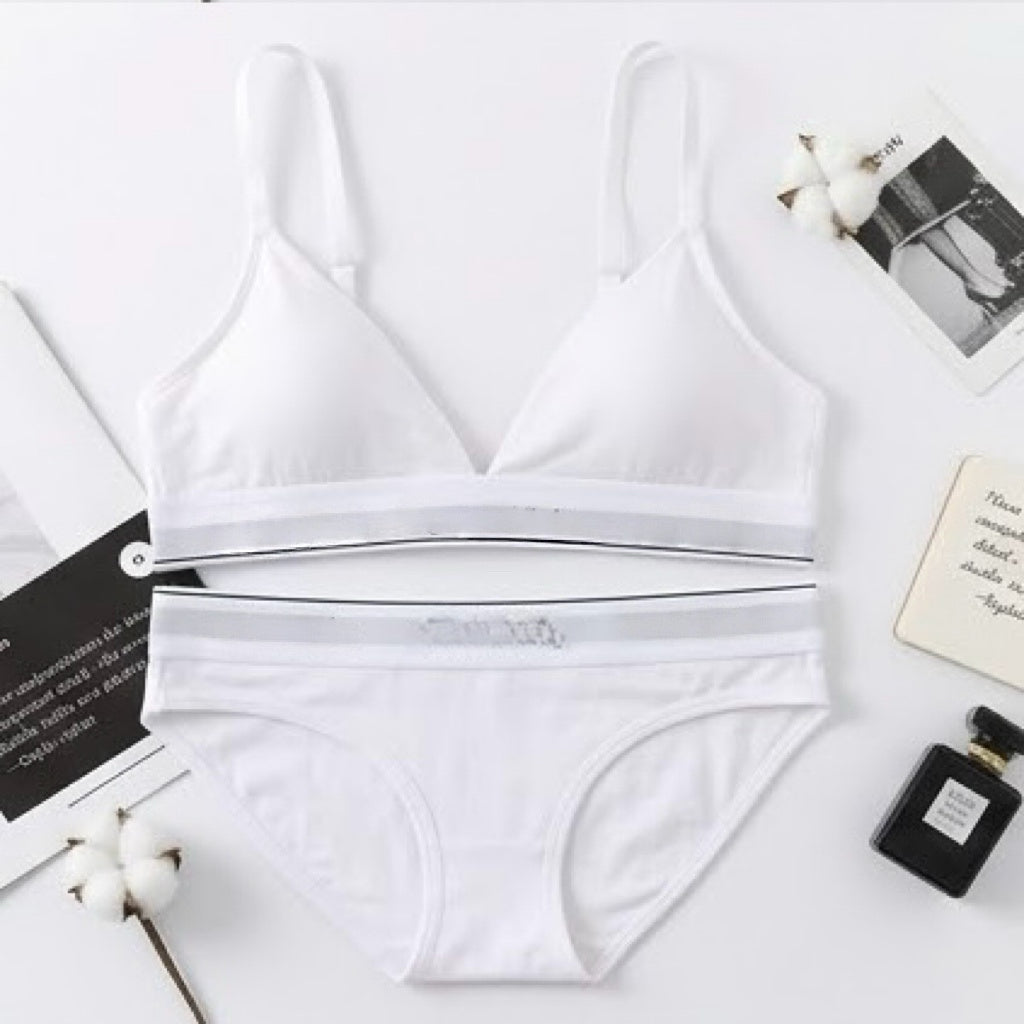 Modern Cotton Edition Bralette & Bikini Set 5 COLORS